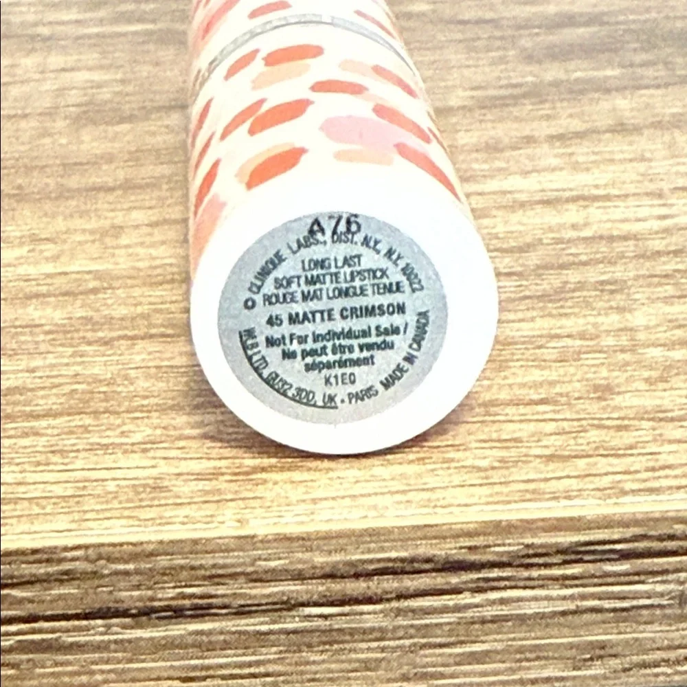 Clinique lipstick matte